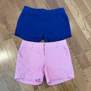 J crew chino and city fit shorts